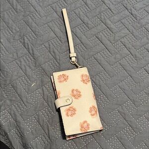Coach Floral Wristlet Wallet